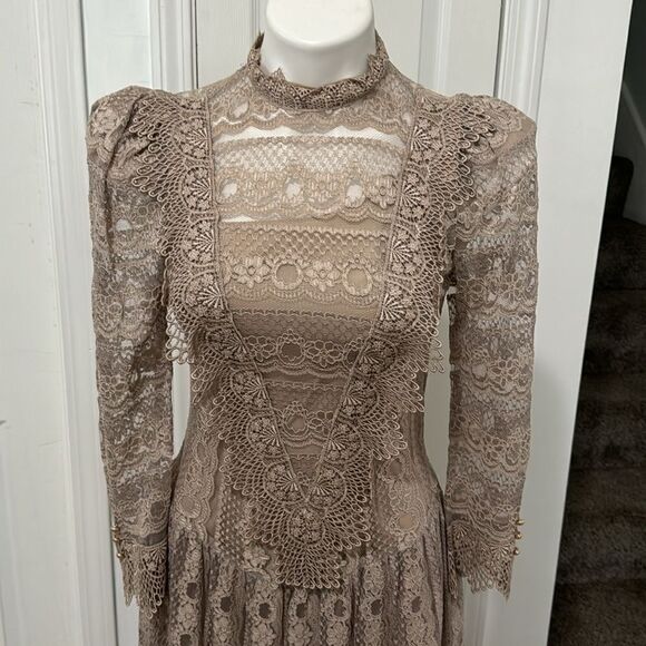 CACHET by BARI PROTAS VINTAGE COTTAGECORE DRESS SIZE 5/6 - Picture 2 of 13